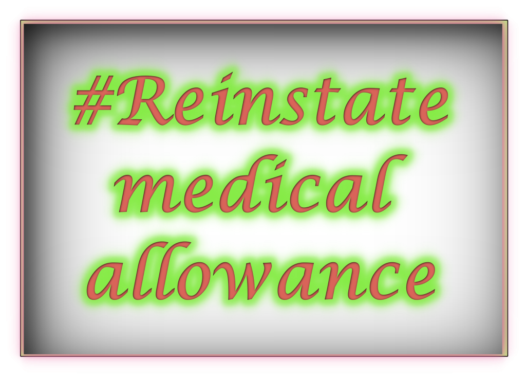 Reinstate med allowance Reinstate med allowance